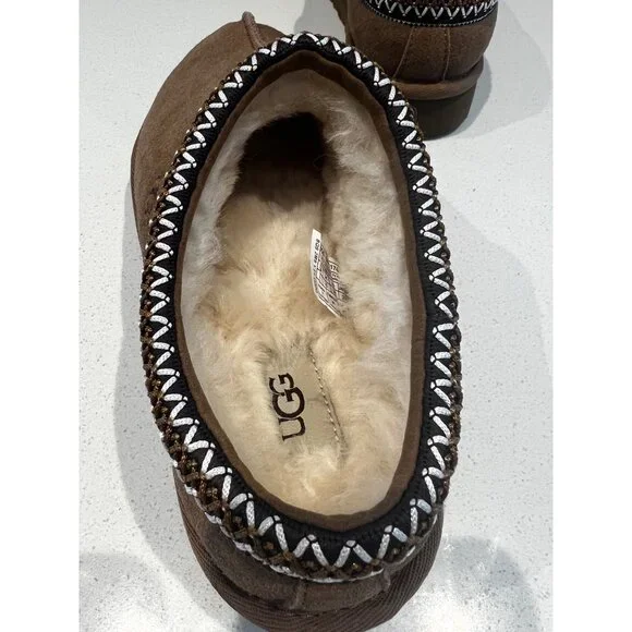UGG Tasman Slipper Chestnut beige women slide size 7 - Picture 6 of 8